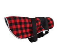 Generic Manteau pour Chien de Compagnie Imperméable Coupe-Vent Réfléchissant Hiver Chaud Treillis Chien Veste pour Chiens de Taille Moyenne Costume de de Style Britannique pour Les Activités de (M)