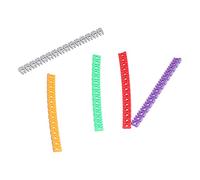 Generic Marqueur de Câble à Clipser, Tube d'étiquette de Fil en Plastique avec Codage Numérique 0 à 9 pour Une Identification Facile du Câble, Conception Ignifuge pour Une Utilisation Intérieure et