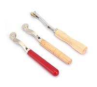 Generic Marqueur de Point de Roue de Traçage de Couture, Bricolage avec Aiguilles Entièrement Métalliques et Pointe Pointue Résistante à L'usure pour la Découpe de Tissu, Papier e