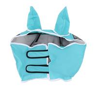 Generic Masque Anti-Mouches pour Chevaux, Masque de Protection UV Respirant avec Oreilles, Ajustement Confortable pour Les Chevaux, Matériau en Légère, 1 unité (S)