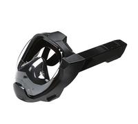 Generic Masque de Plongée Complet avec Vue à 180 °, équipement de Plongée en Apnée Anti-Fuite de Conception Professionnelle pour Adultes avec Claire, Orange, Taille S/M (L/XL)