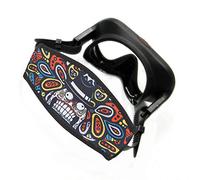 Generic Masque de Plongée Confortable, Enveloppe Capillaire en Néoprène, Sangle Double Face pour la Plongée en Apnée, Adultes, Taille Réglable, Modèle 010 (#1)