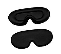 Generic Masque de Sommeil, Mousse à Mémoire des Yeux, Masque de Sommeil 3D Oculaire, ajusté et Confortable avec une Sangle Réglable, Respirante et Douce pour Dormir, Yoga, Voyager (BLACK)