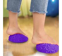 Generic Masseur Anti-stress à Bille en PVC, Surface Douce pour la Relaxation Musculaire et la Circulation Sanguine, avec 5 Couleurs, pour les Jambes Arrière, la Taille et le Bas de (PURPLE)