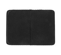 Generic Mat à Litière, Chat de Litière de Chat Tapage de Kitty Double Couche Mat Kitty Kit de Piégeage de pour Contrôle de Dispersion, Moins de Déchets,