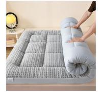 Géneric Matelas Japonais Épais De Futon, Protection Pliable De Ressort | For le camping et la chambre d'amis - Literie de voyage légère, facile à enrouler.(Light Grey,150x200cm)
