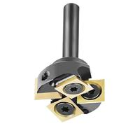 Generic Mèche de Routeur D'aplatissement de Dalle de Revêtement ATS, Coupe Stable à Grande Vitesse de 1 Pouce de Diamètre pour le Bois Dur et Tendre