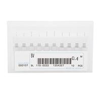 Generic Mèches à Buse de Nettoyage économiques, 10 Pièces, 0.4mm, Technologie de Meulage Fin, qualité Fiable pour le Cuivre et les Plastiques