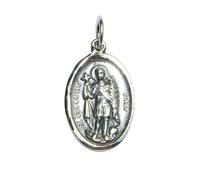 Generic Médaille Saint-Expédit 2,15 cm en argent sterling 925