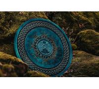 Generic Medeival Bouclier rond en bois, 61 cm, bouclier vikings adulte, équipement médiéval, bouclier viking, bouclier viking, bouclier d'armure viking,