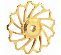 Generic MEIJUN Roue de Poulie Arrière à Roulement en Céramique Durable pour Changement de Vitesse de Vélo de Montagne, Rouleau de Guidage de Vélo en Alliage D'Aluminium pour Vis de 4/5/6 Mm, Noir