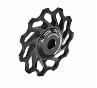 Generic MEIJUN Roue de Poulie Arrière à Roulement en Céramique Durable pour Vélo de Montagne, Alliage D'aluminium + Céramique, Noir, 2,0 Pouces (13 T), 1 Paire, Convient à la Plupart des Cyclistes