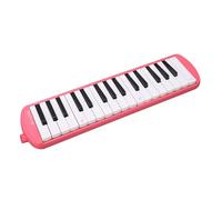 Generic Mélodica de Piano à Bouche Compacte avec Touches de Style Piano, Léger pour une portabilité Facile, Bleu/rose/noir, Résine/acier Inoxydable, Idéal pour les Débutants (PINK)