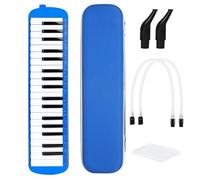 Generic Mélodica étudiant 37 Touches tonalité Pure et Complète Deux Options de Jeu étui Rigide EVA 3D matériau: ABS, 19,09 * 4,33 * 1,89 Pouces (BLUE)
