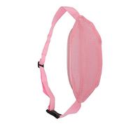 Generic Mesh Fanny Pack, Mesh Bag Beach Fanny Pack Nylon Respirant avec Un Poids Léger pour Les Sports de Plein Air (Pink)