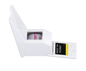Generic Mètre de Hauteur de 200 Cm Règle de Croissance Facile à Lire, Idéale pour la Pédiatrie, L'orthopédie, les écoles et les Gymnases, Mètre de Stature Blanc de 6,56 Pieds pour une Mesure Précise