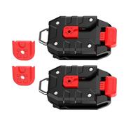 Generic Mètre ruban rétractable avec crochet et bouton de déverrouillage Compatible avec la plupart des outils de mesure standard 80 x 43 mm Support de ruban rétractable professionnel Design