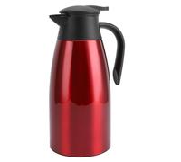 Generic Meuillard électrique en Acier Inoxydable, Bouilloire électrique Nsulée à Eau Bouilloire Petite avec 2L 304 en Acier Inoxydable à Double Paroi Thermique Dispensateur de café (WINE RED)