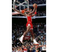 Generic Michael Jordan - Poster de basket-ball, sans cadre, rouge, 29 x 21 cm (L x l) - Sport - Art mural - Pour chambre à coucher ou salon