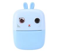 Generic Micro Caméra Instantanée 1080P HD Double Caméra avec Grande Batterie pour Technologie Photo Intelligente AI pour Enfants Adultes ABS Blanc 2 Caméras (Blue)