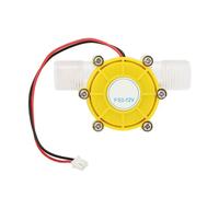Generic Micro Générateur Hydroélectrique F50, de Pompe à Débit D'eau CC Durable pour la Production D'énergie Durable, Taille Compacte, Adaptée aux Applications Hors Réseau (F50 12V jaune transparent)