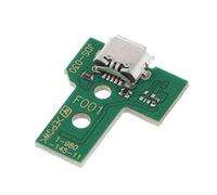 Generic Micro USB Port Remplacement Carte Chargeur Connecteur Alimentation Plastique pour Manette PS4 JDS-030 Adapté pour Réparation Console Jeux Vidéo
