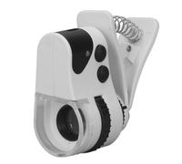 Generic Microscope à Pince pour Téléphone Portable, Grossissement 50X, Mise au Point Réglable, Rechargeable par USB pour Les Bijoux et L'éducation, Conception ABS Portable