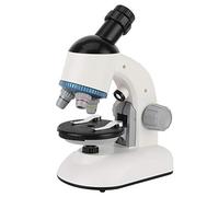 Generic Microscope éducatif pour Enfants 40X-1200X avec Tête de Rotation à 360° pour Enfants Débutants, Jouet Scientifique en Plastique pour Curieux, 6,02 * 3,62 * 9,13 Pouces (White)