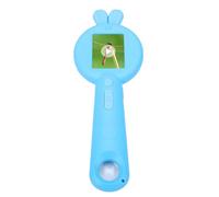 Generic Microscope en Forme de Lapin avec écran de 2 Pouces et 8 Lumières LED, Outil Scientifique éducatif pour Les Enfants âgés de 3 à 12 Ans, Portable et Portatif