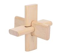 Generic Mind Puzzle, Jigsaw Lock Déverrouillage Jouet Patience Patience Training Intelligent Brain Teaser Lock Puzzle en Bois en Bois Toy