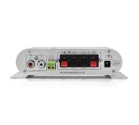 Generic Mini Amplificateur de Puissance Stéréo Numérique HiFi 2.1 pour Domestique de Voiture avec Puce Haute Puissance, Sortie 15 W X 2 RMS, Entrées et 3,5 Mm, Coque en Aluminium Léger, Paires de