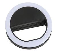 Generic Mini Anneau Lumineux à Clipser, Lumière Douce et sans Reflets pour Selfie, pour Photographie, Cours en Ligne, 8,7 X 8,7 Cm