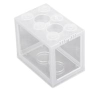 Generic Mini Aquarium Betta Portable en Acrylique Transparent pour Petits Espaces, Changement d'eau Facile pour la Maison et Le Bureau (Ordinaire Transparent)