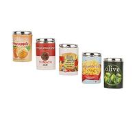 Generic Mini Boîtes de Fruits pour Maison de Poupée, Bouteilles de Boisson Miniatures Durables pour Décoration de Maison de Poupée, pour Mini Cuisine et Salle à Manger, Alliage, 0,35 X 0,55 Pouces,