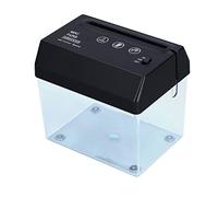 Generic Mini Broyeur de Papier électrique Compact et Durable, pour la Maison, Le Bureau et L'école, Taille Portable avec Couteau en Métal