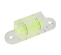 Generic Mini Bulle de Niveau à Bulle Petite de Niveau en Plastique ABS Vert Précis avec Trous de Montage pour la Mesure de la Balance, Balance électronique, Plate-forme de Caméra