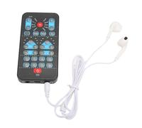 Generic Mini Carte Son Changeur de Voix Effets Sonores Portables Changeur de Voix pour Les Jeux, Noir, ABS