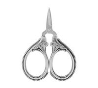 Generic Mini Ciseaux de Poche Vintage en Acier Inoxydable, Ciseaux à Fil de Fleur Délicat pour la Couture, les Projets de Bricolage, Adaptés aux Amateurs de Broderie