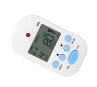 Generic Mini Clamp/Holder de Métronome Numérique Professionnel Beat Tap | Métronome Tempo M50 Facile à Utiliser pour la Pratique Musicale | Plastique Noir/blanc/bleu/jaune/rouge 2,1 X 1,2 X,3 (WHITE)