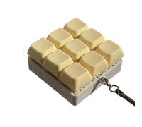 Generic Mini Clavier à 9 Touches, Pavé Numérique Mécanique, 8 X 6 X 3 Cm, Portable et Polyvalent, Idéal Comme Porte-clés, pour Sacs à Main et Sacs.