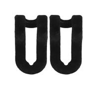 Generic Mini Connecteur de Cintre en Velours floqué, Crochet Empilable, économiseur D'espace Efficace dans Le Placard pour Manteaux, Chapeaux, écharpes, 40 Pièces, Matériau ABS Noir, Salon de beauté