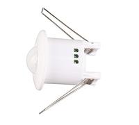 Generic Mini Détecteur de Mouvement Infrarouge PIR au Plafond à 360°, Interrupteur de Lampe pour Installations Intérieures, Fonction D'économie D'énergie, Idéal pour les Couloirs et les Salles de