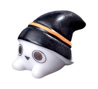 Generic Mini Figurine D'Halloween Décoration de Fête Statue Mignonne Sculpture de Bureau Ornement Bricolage En Résine Robuste Adaptée pour Les Faveurs de Fêt, Chapeau, 2.9 x 1.9 cm