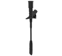 Generic Mini Grabber Clamp/Holder, Cat ⅲ 1000 V A Maximum de 10A J.30019 Test Hook PA Isolement Cover avec 4 Mm Banana Pocket pour Réparer le Cycle de la Voiture (BLACK)