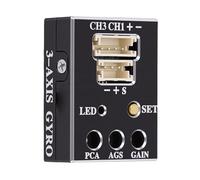 Generic Mini Gyroscope RC Réglable, Mise à Niveau du Contrôle de stabilité pour Bateau de Voiture RC, Précision de Conduite Améliorée pour Les Passionnés, Alliage D'aluminium 1 unité