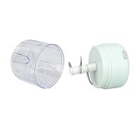 Generic Mini Hachoir à Ail électrique Puissant Robot Culinaire en Acier Inoxydable 304 pour la Cuisine avec Batterie Rechargeable USB, Idéal pour les Mamans et les Papas, 3,94 X 3,15 X,15 Pouces