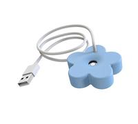 Generic Mini Humidificateur USB, Mini Humidificateur en Forme de Fleur 1,5 W 5 V pour le Bureau (BLUE)