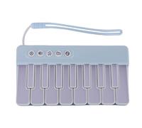 Generic Mini Jouet de Piano à Clavier pour Les Tout-Petits, Instrument de Musique Portable avec des Lumières Colorées, Comptines Intégrées, Matériau ABS Robuste, Cadeau pour Les