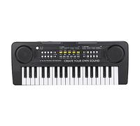Generic Mini Jouet de Piano électrique Excellent Contrôle du Volume de tonalité alimenté par des Piles électriques Jeu Intérieur et Extérieur pour Enfants Noir BF-420 (BF-420)