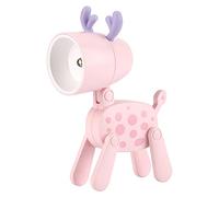 Generic Mini Lampe de Bureau LED en Forme d'animal Mignon pour Chambre d'enfant, Lampe D'étude à économie D'énergie pour Les Mères, Matériau ABS, Couleur Orange (Genericbihyd2m51f-8)